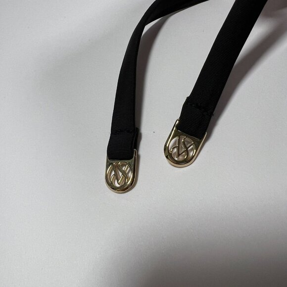 Victoria Secret 36C Bombshell Push Up Bikini Top Halter Add 2 Cups Black - Picture 4 of 7